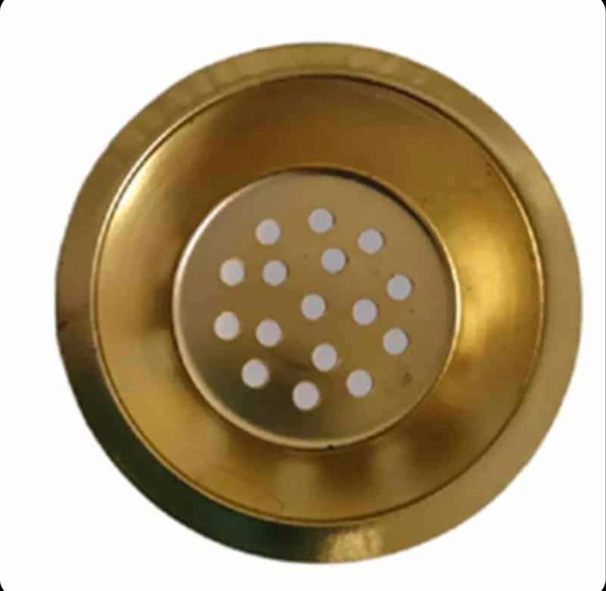 Gold metallic burner 6cm 10 pcs - حديدة المبخرة ٦ سم – ذهبي – ١٠ قطع - الصورة 2