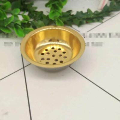 Gold metallic burner 6cm 10 pcs – حديدة المبخرة ٦ سم – ذهبي – ١٠ قطع