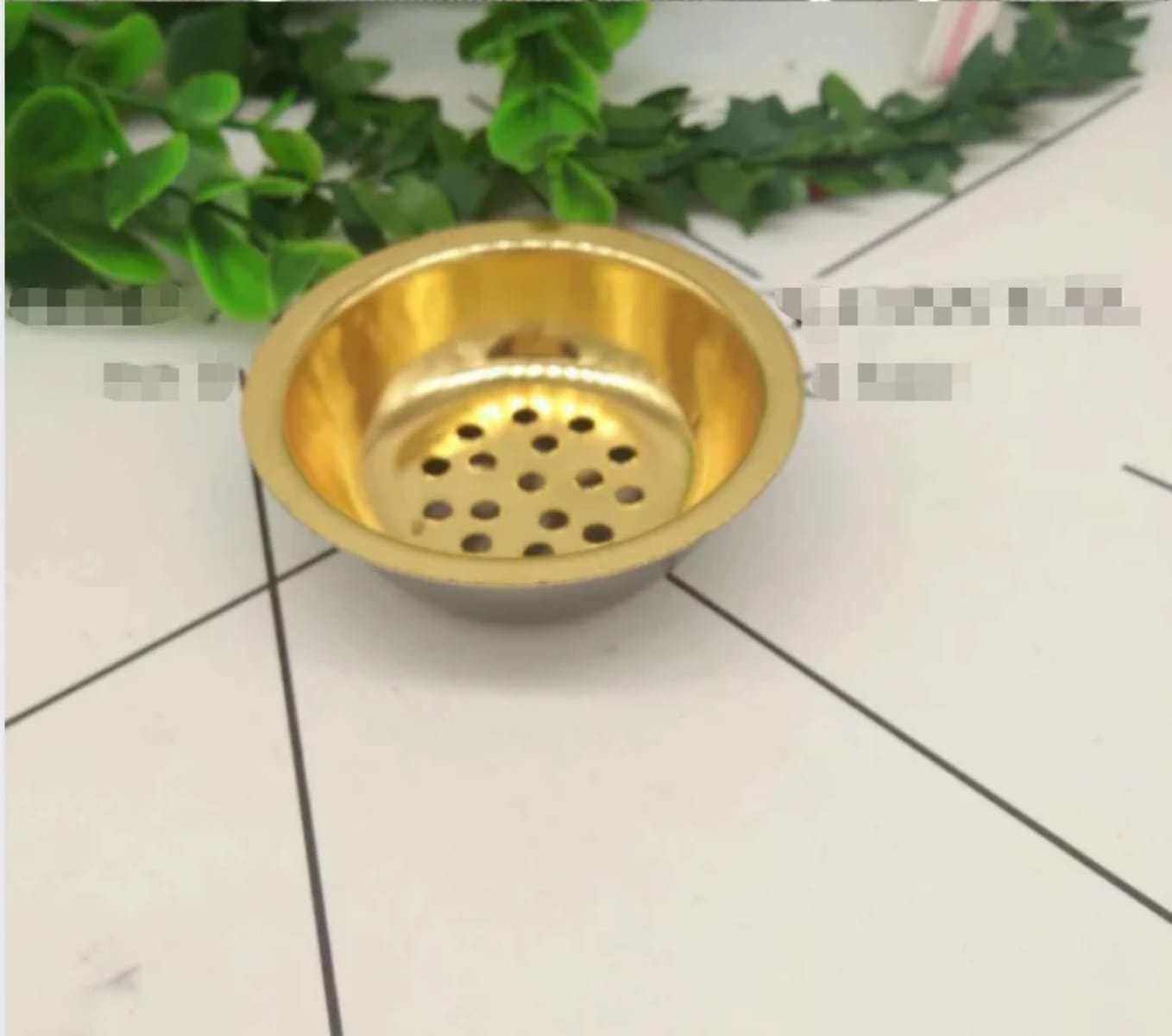 Gold metallic burner 6cm 10 pcs - حديدة المبخرة ٦ سم – ذهبي – ١٠ قطع
