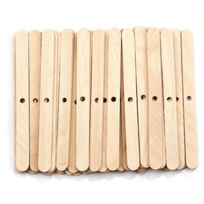 Wick holder 10 pcs – اعواد خشبية لتثبيت فتايل الشمع – 10 قطع