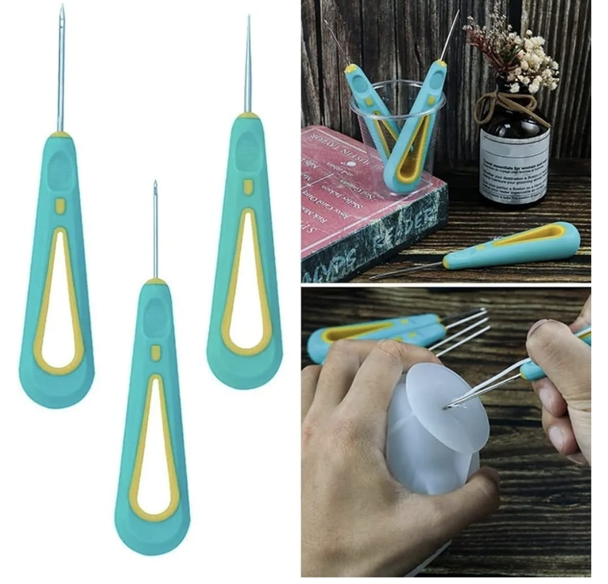 Mold wick punch tool - اداة ادخال الفتيل بالقوالب