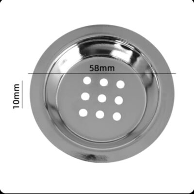 Incense burner iron 6 cm – silver – 5 pieces – حديدة المبخرة 6 سم – فضي – 5 قطع