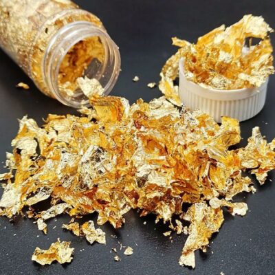 رقائق الذهب – gold flakes 10g