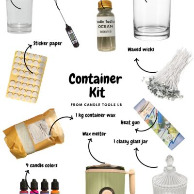 Container Kit مجموعة عمل شمع الأوعية