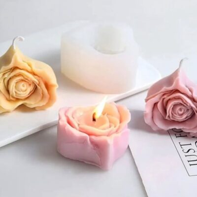 Flower Heart Shaped Mold قالب الورد على شكل قلب