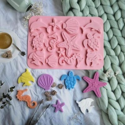 Sea ٍShapes Mold قالب الأشكال البحرية للشموع