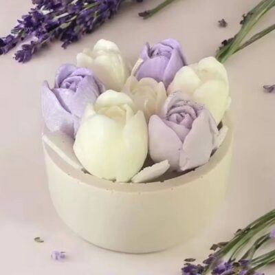 Flowers Mold قالب الورد للشموع