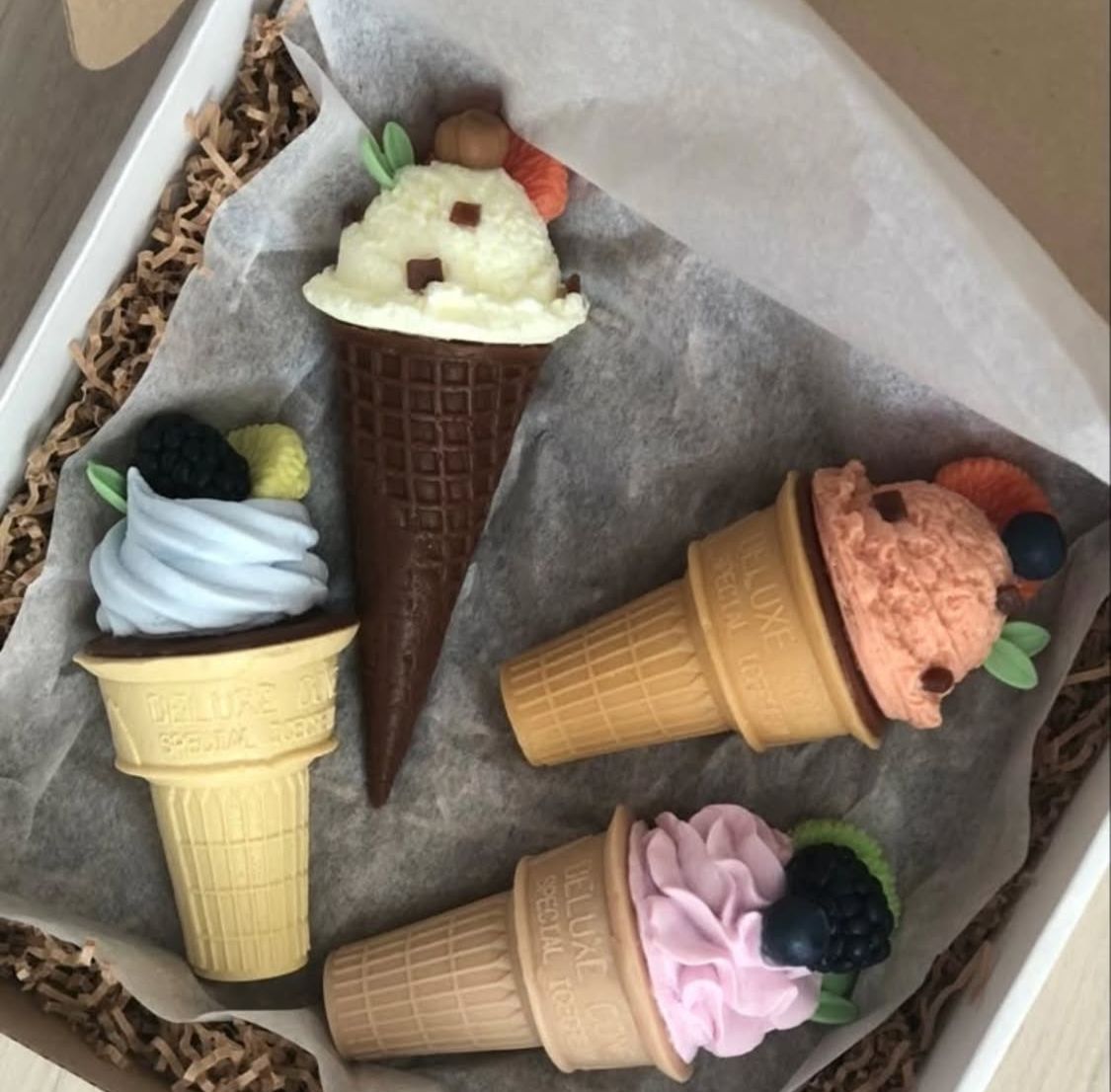 Ice Cream Cornet Mold قالب كورنيه البوظة للشمع و لأكواب الشمع - الصورة 3