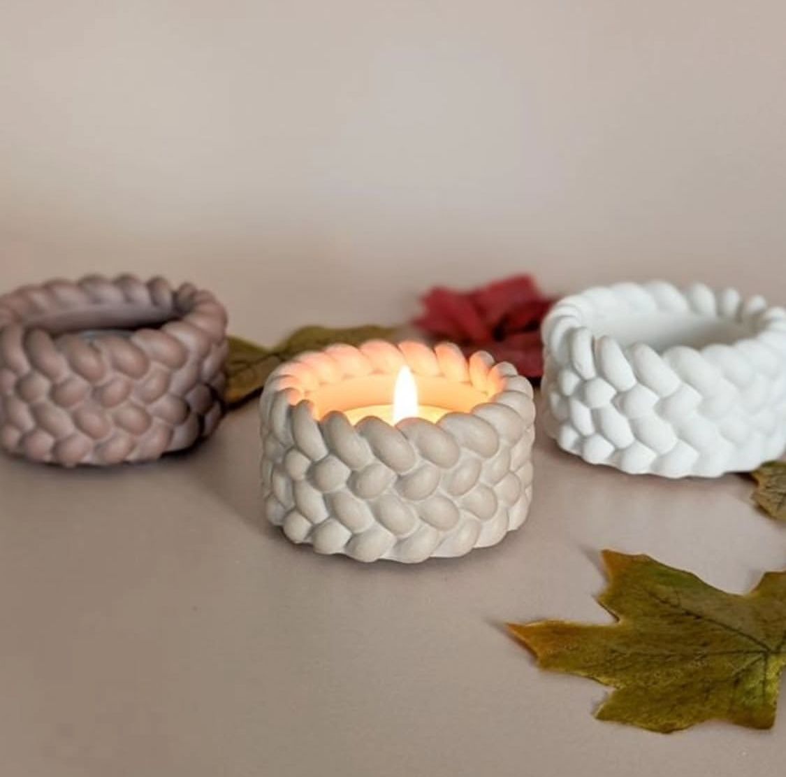 Tea Candle Holder mold قالب حامل شموع - الصورة 3