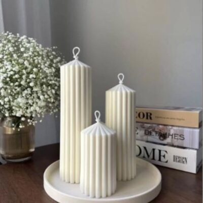 Pillar Candle Set قالب شموع عامودية