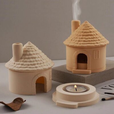 House with Chimney Mold قالب البيت مع الداخونة