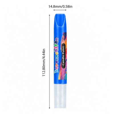 Outside candle color – blue