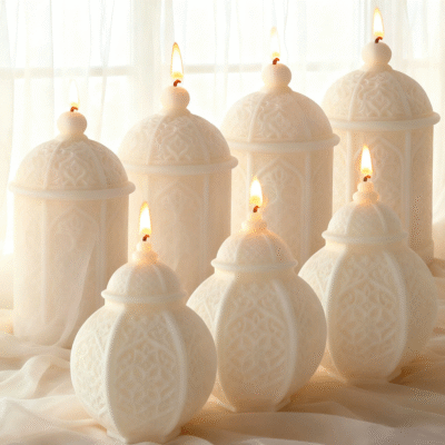 Arabesque Islamic Lantern Candle Mold