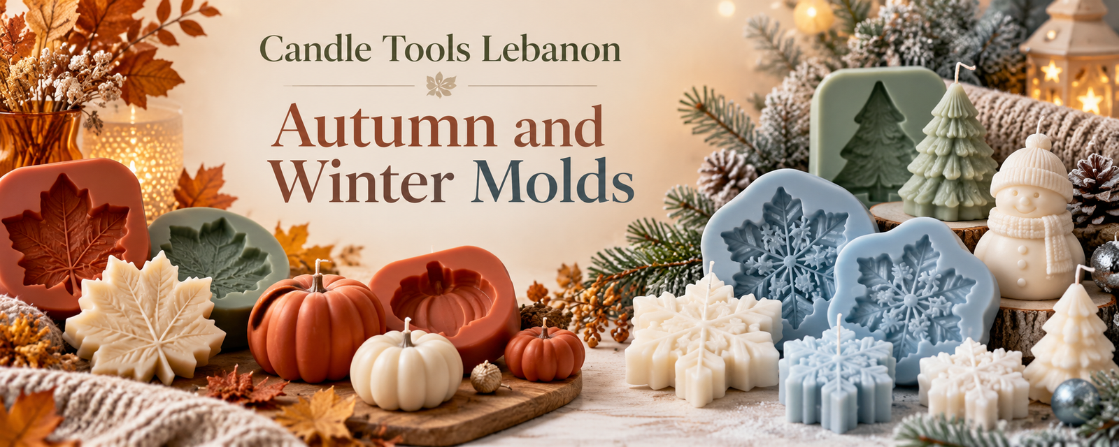 Candle Tools Lebanon – Autumn and Winter Molds